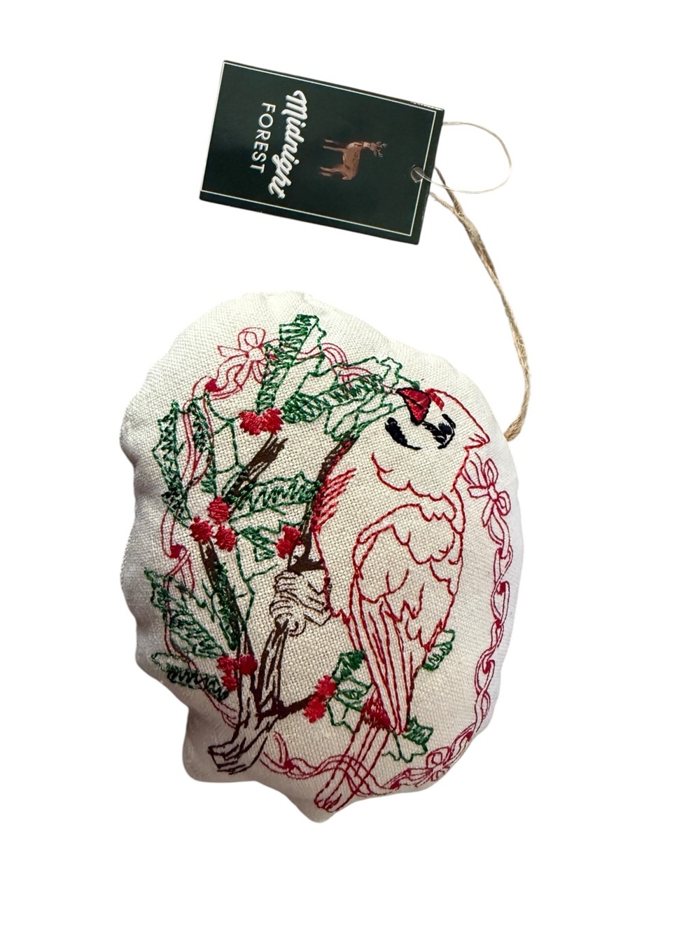 Midnight Forest Cardinal Ornament